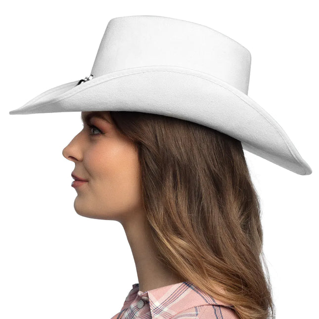 Sombrero Vaquero Blanco Luxe