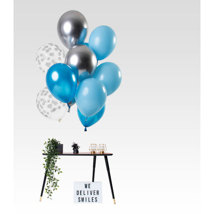 Set Globos Azules 30cm 12pcs