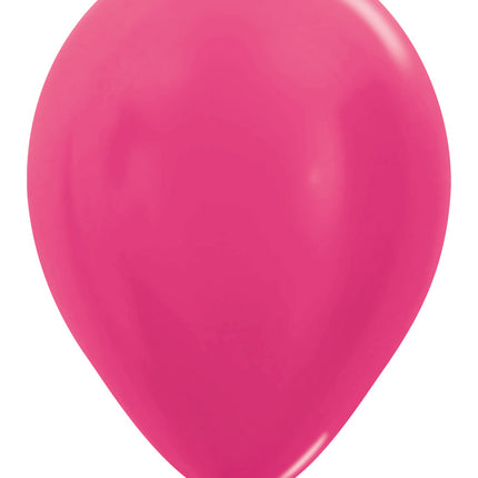 Globos Metálicos Fucsia 30cm 12pcs