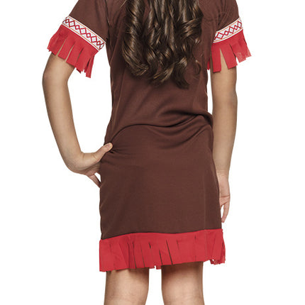 Vestido Indio Niño Rojo