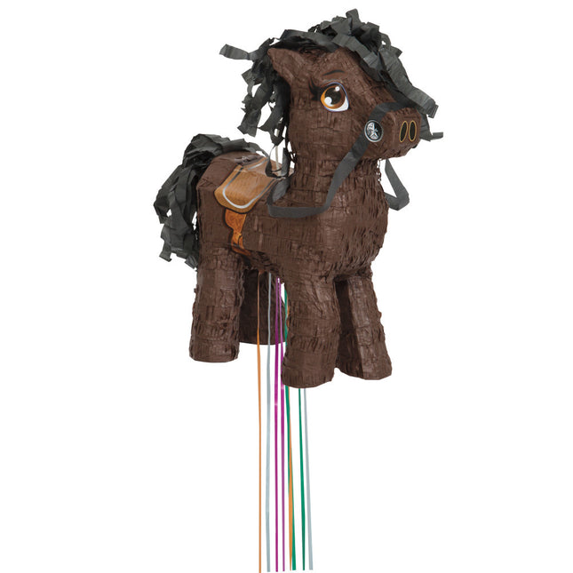 Piñata Pull Caballo Marrón 40cm