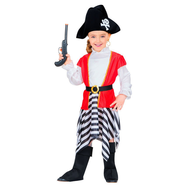 Piratesuit Negro Blanco Chica