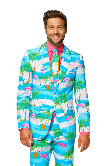 Traje Hawaii Flamingo Hombre