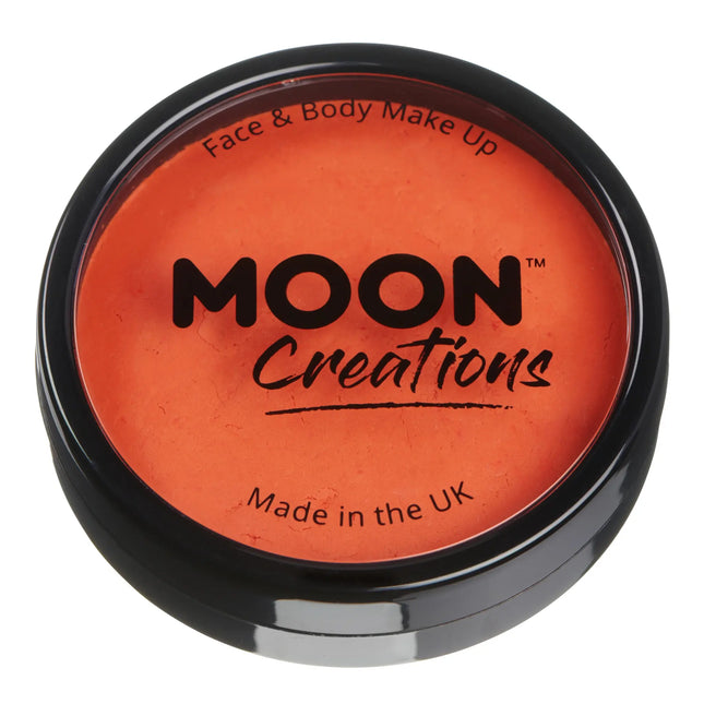 Moon Creations Pro Face Paint Cake Pots Naranja Oscuro 36g