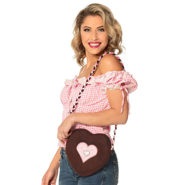 Bolso Oktoberfest Marrón Rosa