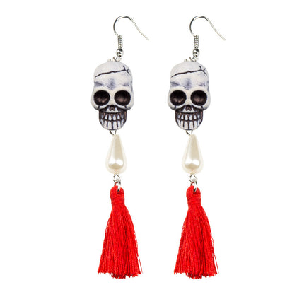 Pendientes Halloween Calavera 12cm