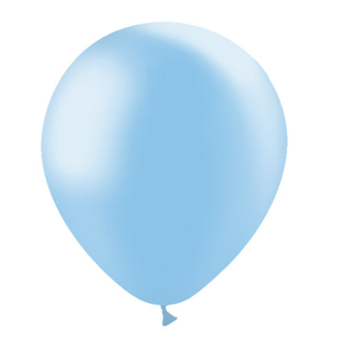 Globos Azul Claro Metálicos 30cm 50pcs