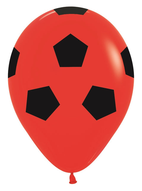 Globos Fútbol Mix 30cm 25pcs