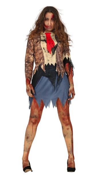 Disfraz de Zombie Halloween Mujer L