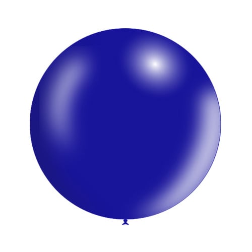 Globo Gigante Azul Oscuro Metalizado 60cm