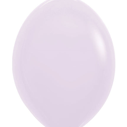 Globos Pastel Mate Lila 30cm 50pcs