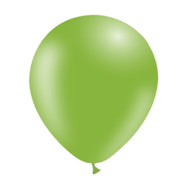 Globos verdes 30cm 50uds