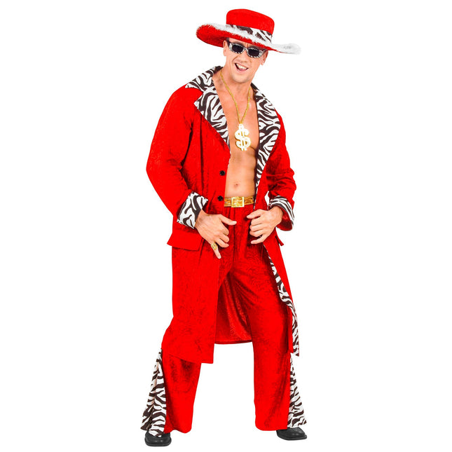 Disfraz de Chulo Rojo Hombre