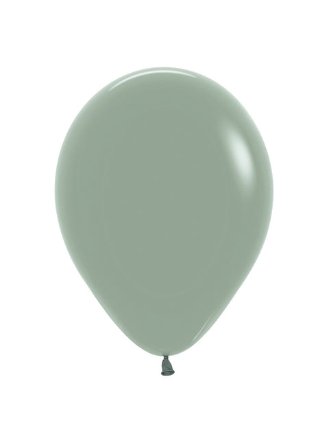 Globos Pastel Atardecer Laurel Verde 23cm 50pcs