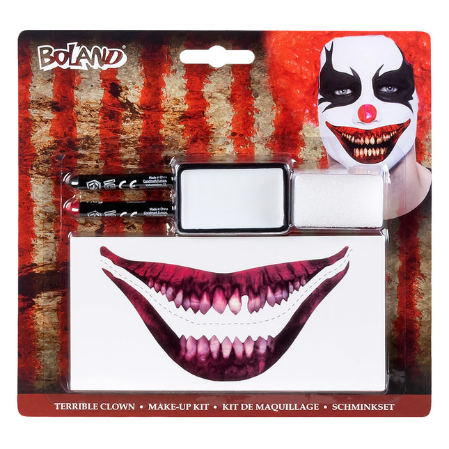 Set Maquillaje Halloween Payaso