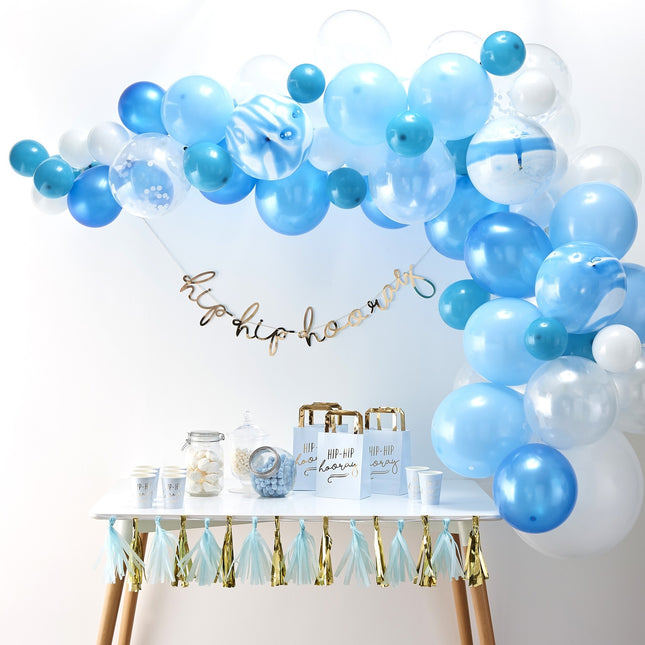 Set DIY Arco de Globo Azul