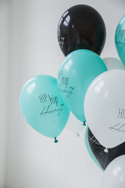 Hip Hip Hooray Globos 30cm 12pcs