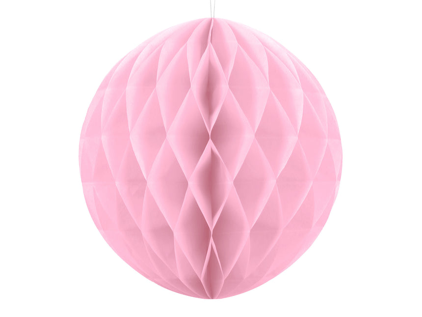 Bola Panal Rosa Claro 30cm