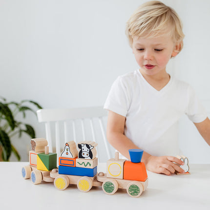 Tren de bloques Miffy