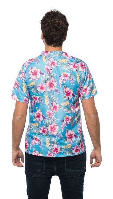 Camisa Hawaiana Azul