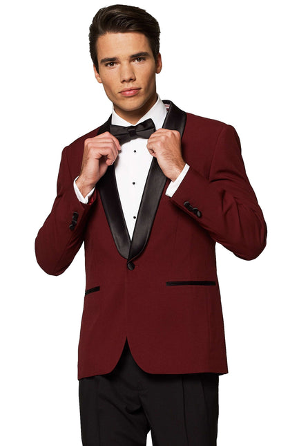 Esmoquin Rojo Burdeos Hombre OppoSuits