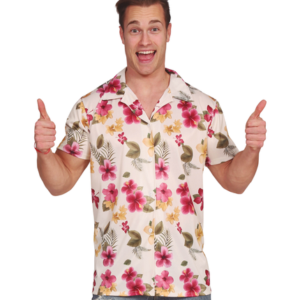 Camisa Hawaii Flores