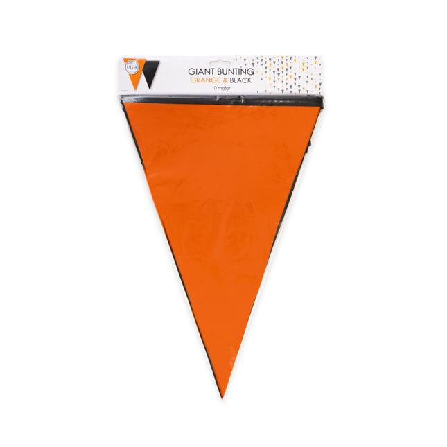 Línea de bandera Naranja/Negro 30cm