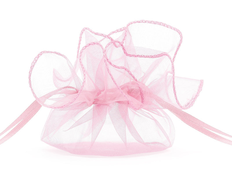 Bolsas de Organza Rosa 25cm 10uds