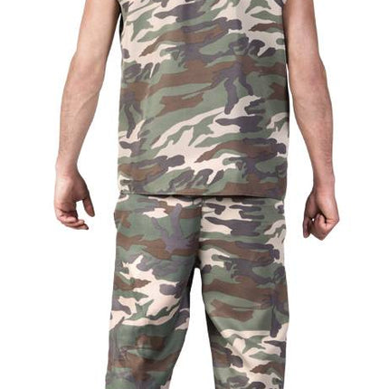 Traje militar hombre verde