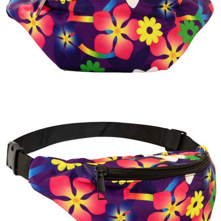 Bolsa de cadera Flower Power Morado