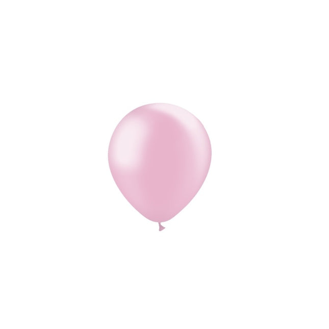 Globos Rosa Claro Metalizados 13cm 100pcs