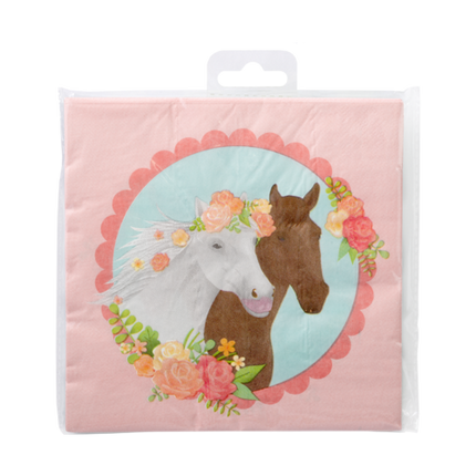 Servilletas Caballo 16cm 16uds