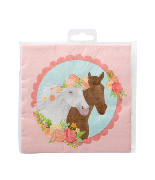 Servilletas Caballo 16cm 16uds