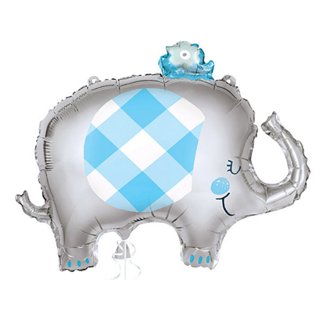 Globo Baby Elefante Azul 74cm