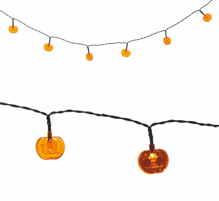 Halloween Guirnalda de luces LED Calabazas 1,55m