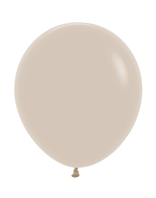 Globos Arena Blanca 45cm 25pcs