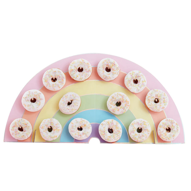 Decoracion de Mesa Arco Iris Donut Standard 64cm