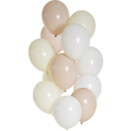 Globos Beige 33cm 12uds