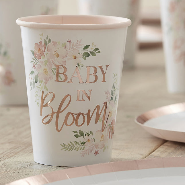 Tazas Baby In Bloom 266ml 8pcs