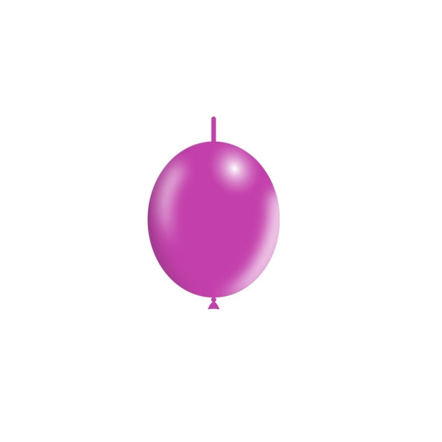 Globos Botón Fucsia 15cm 100pcs