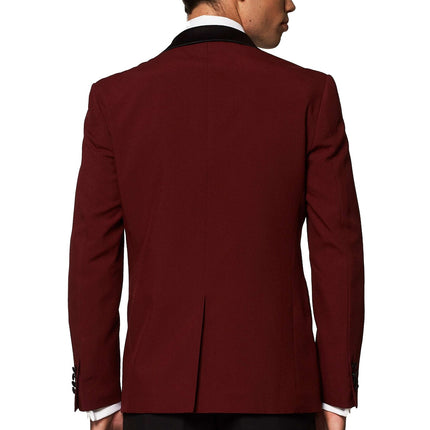 Esmoquin Rojo Burdeos Hombre <tc>OppoSuits</tc>