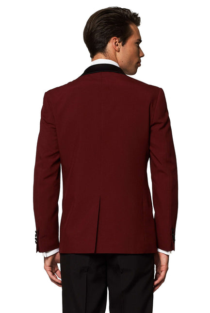 Esmoquin Rojo Burdeos Hombre OppoSuits