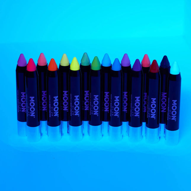 Moon Glow Intense Neon UV Body Crayons Amarillo Intenso 3.2g