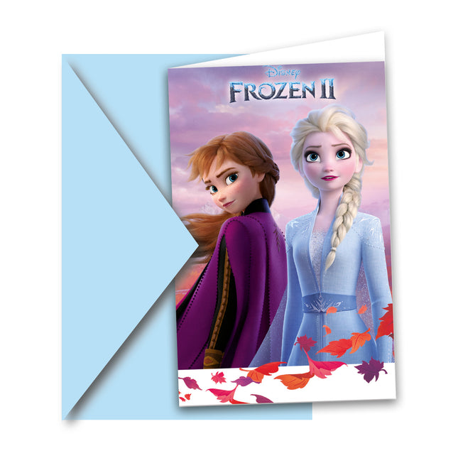 Frozen 2 Invitaciones 14cm 6pcs