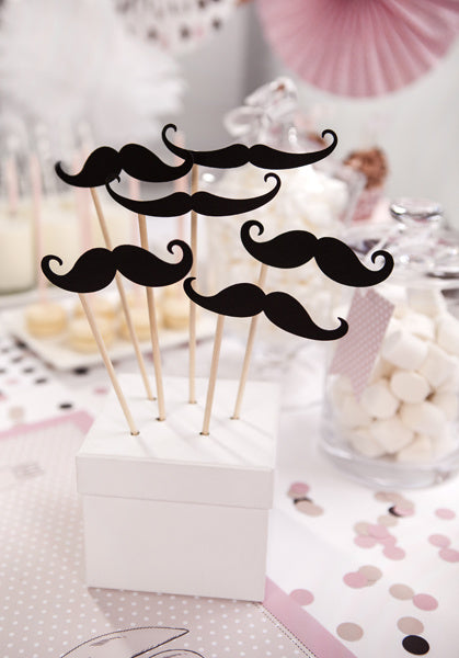 Fotomatón bigotes 6pcs