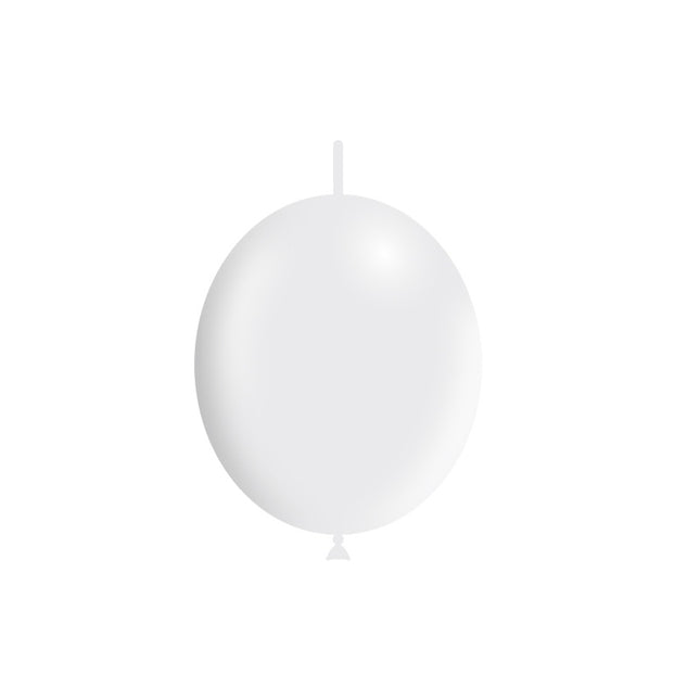 Globos Botón Blanco 30cm 50pcs