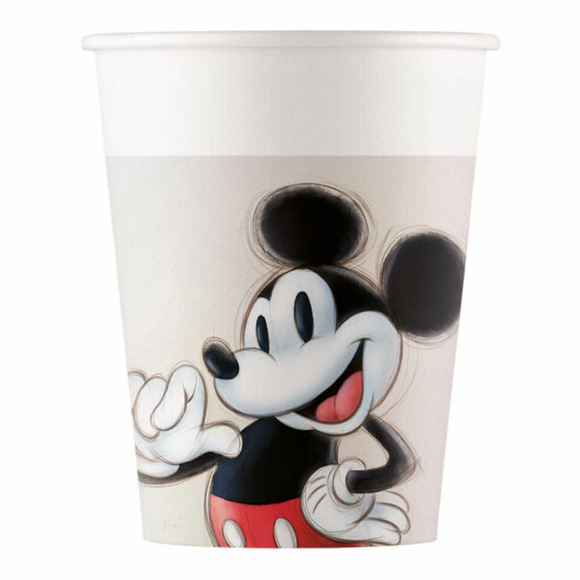 Vasos Mickey Mouse 250ml 8pcs