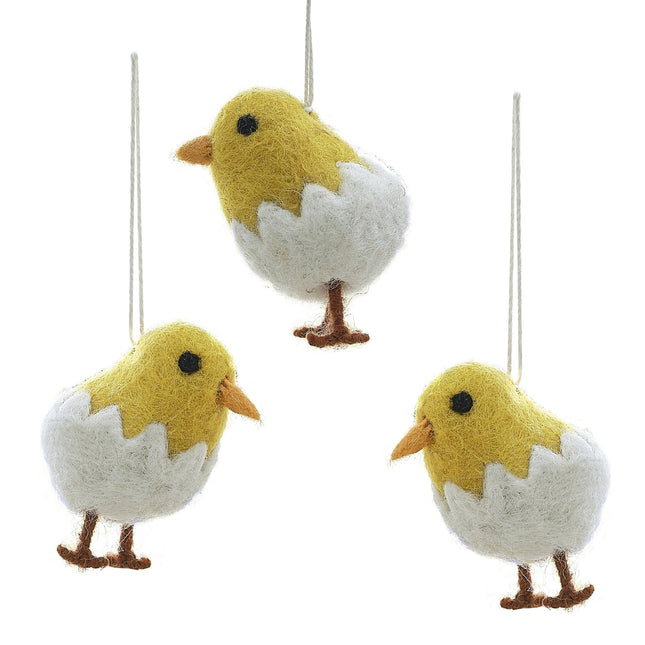 Decoración Colgante Pollitos de Pascua 3pcs