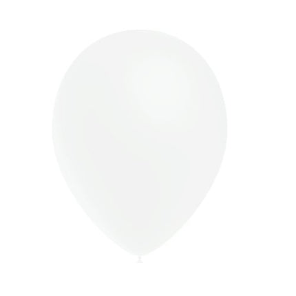 Globos Blancos 25cm 50uds