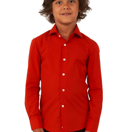 Camisa Roja Niño OppoSuits